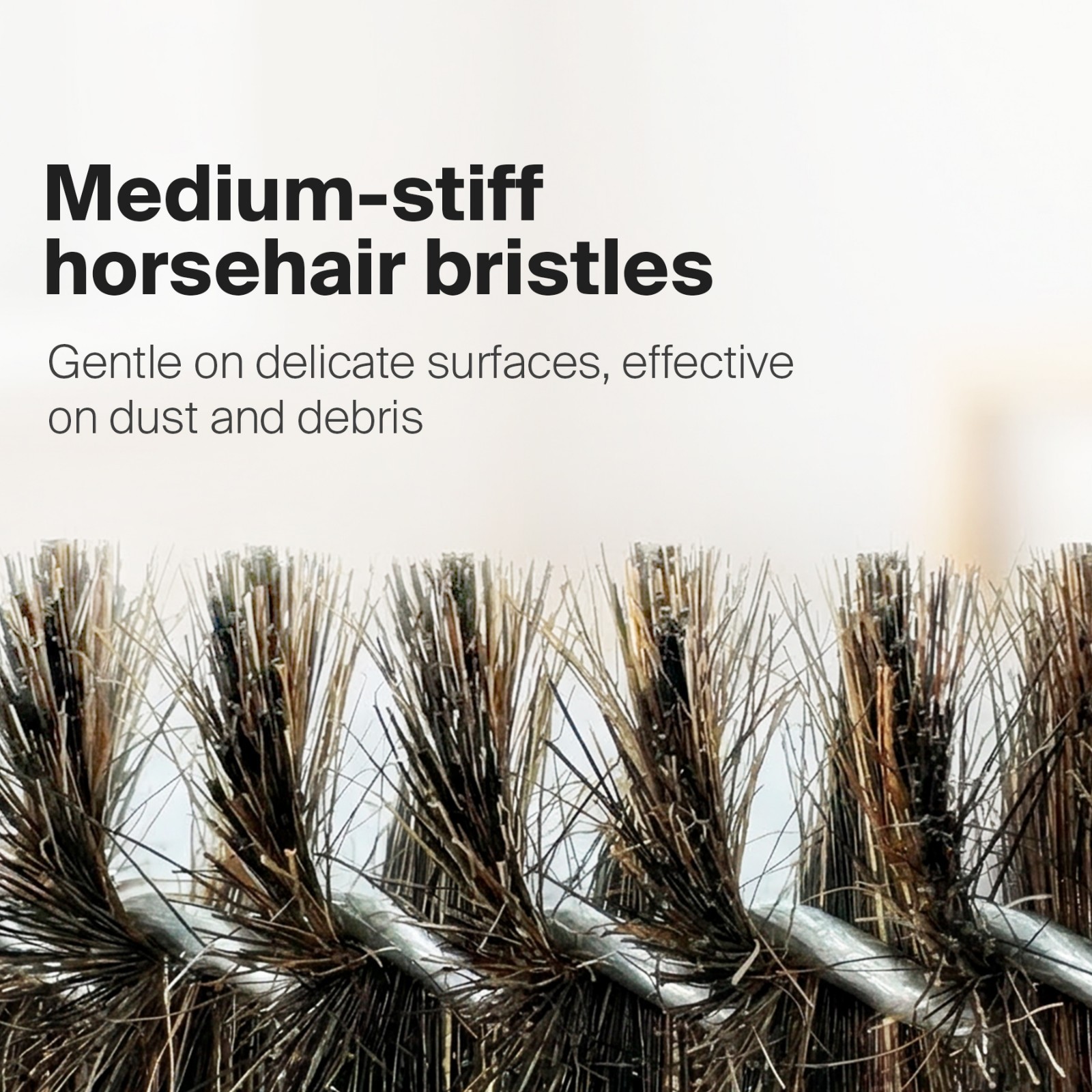 46″ Premium Flexible Medium-Stiff Horsehair Radiator, Coil and Vent Brush