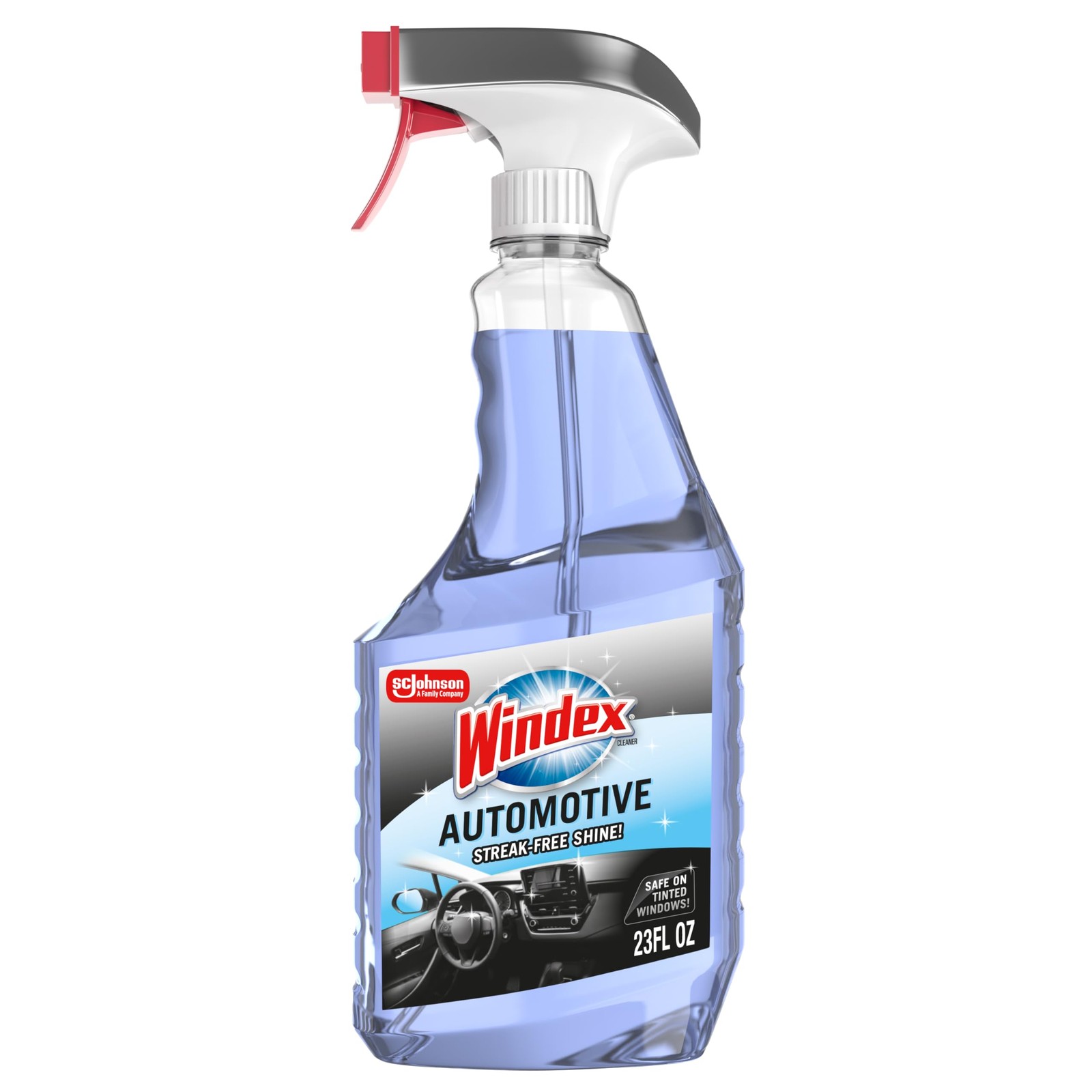 Windex Automotive Car Window and Glass Cleaner, 23 Fl Oz (Pack of 1), Purple