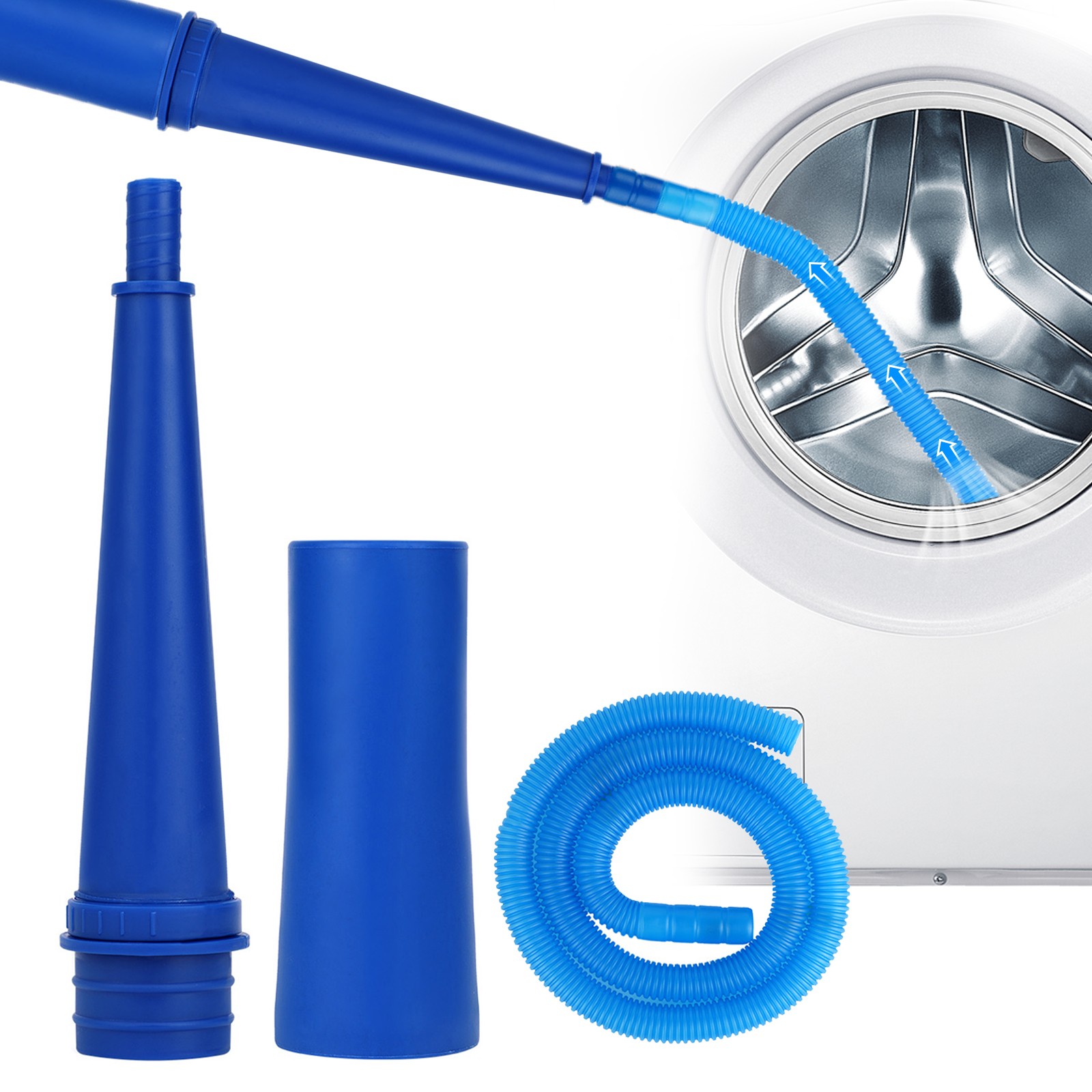 Dryer Vent Cleaner Kit, Vacuum Hose Attachment Brush Lint Remover Home Cleaning