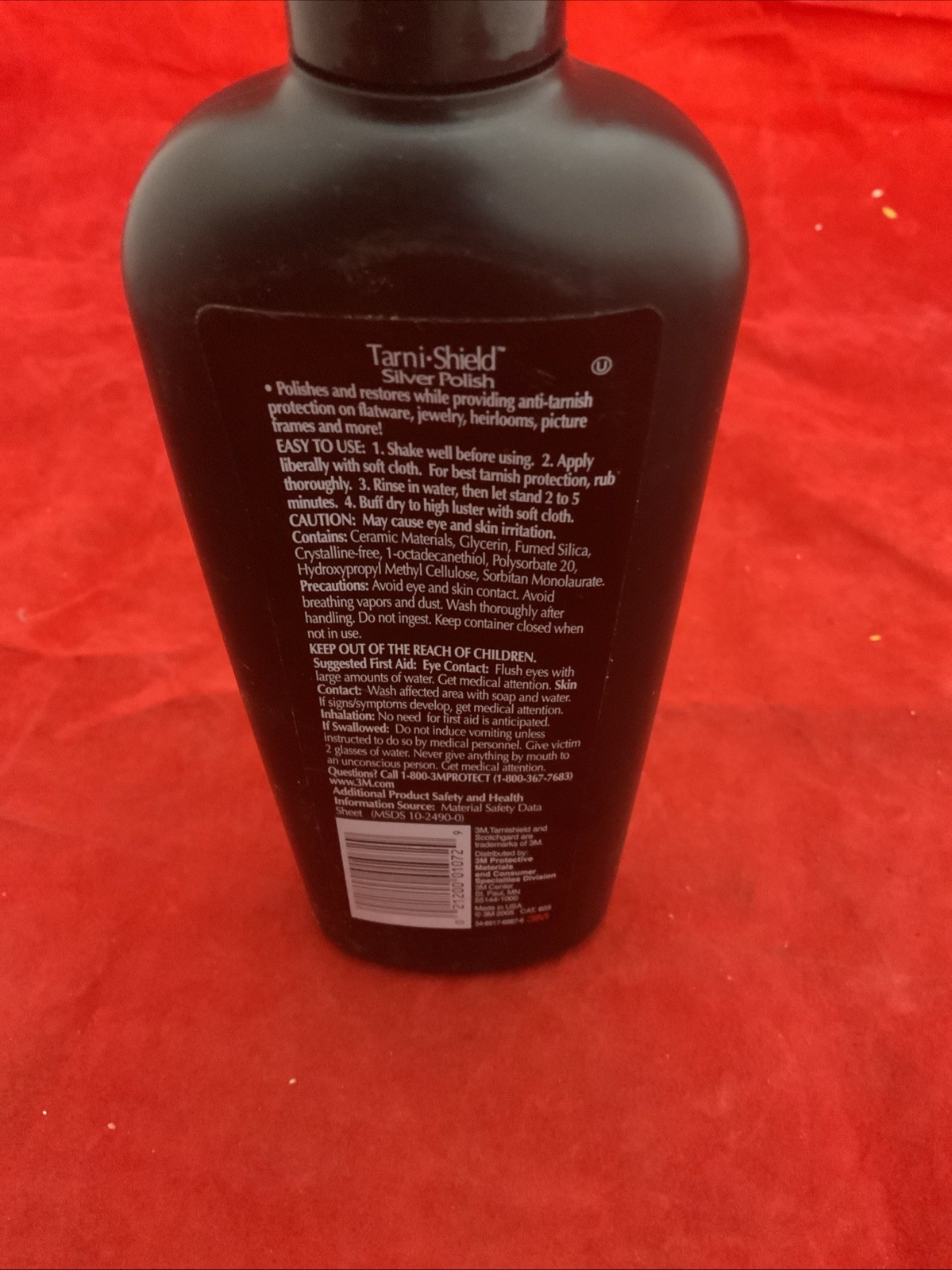 Scotchgard 3M Tarni Shield Silver Polish Anti-Tarnish Protection 10 Oz
