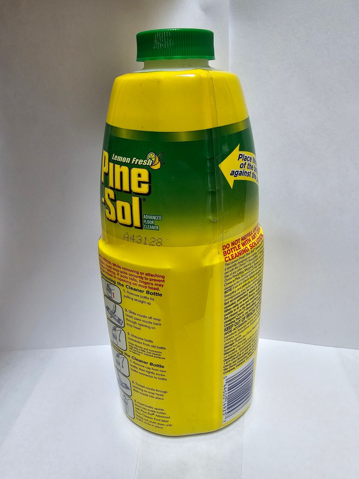 Clorox Ready Mop Pinesol Lemon Fresh Advanced Floor Cleaner Refill Bottle 24 oz.