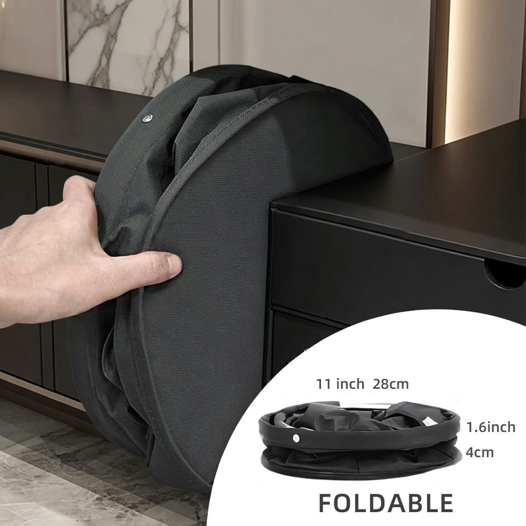 Cleaning Caddy Organizer Bag with Handle Waterproof Oxford Cloth Storage Black