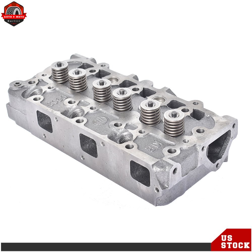 Complete Cylinder Head with Valves & Full Gasket Kit For Kubota D9022 ZD323