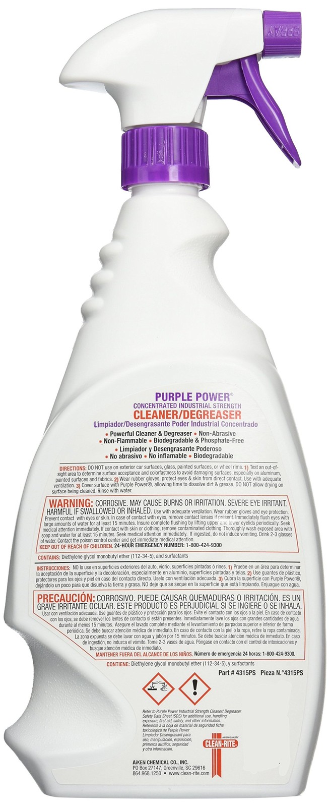 Aiken 4315PS Cleaner (PURPLE POWER 32OZ)