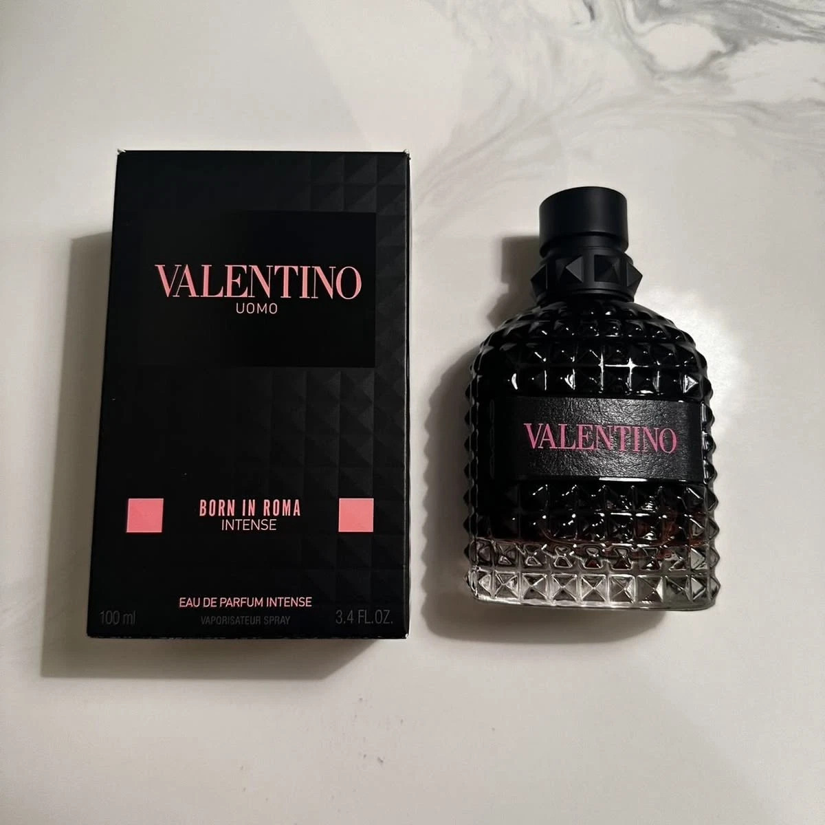 On sale New Unused Uomo Born In Roma Intense for Men -3.4 oz EDP Gift Spray