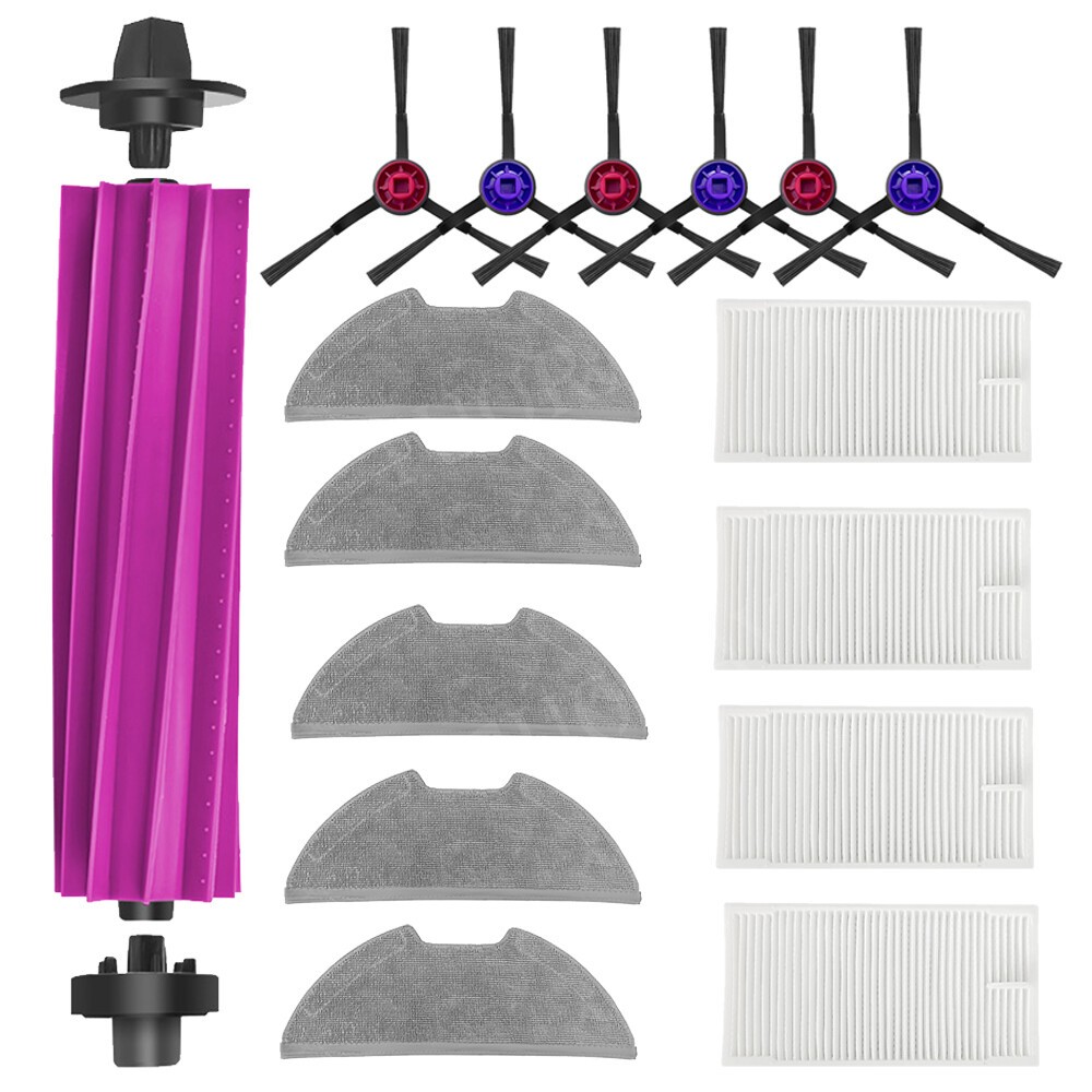 For Eureka E20 Plus Robot Vacuum Cleaner Brush Filter Replacement Cloth Mop Kit