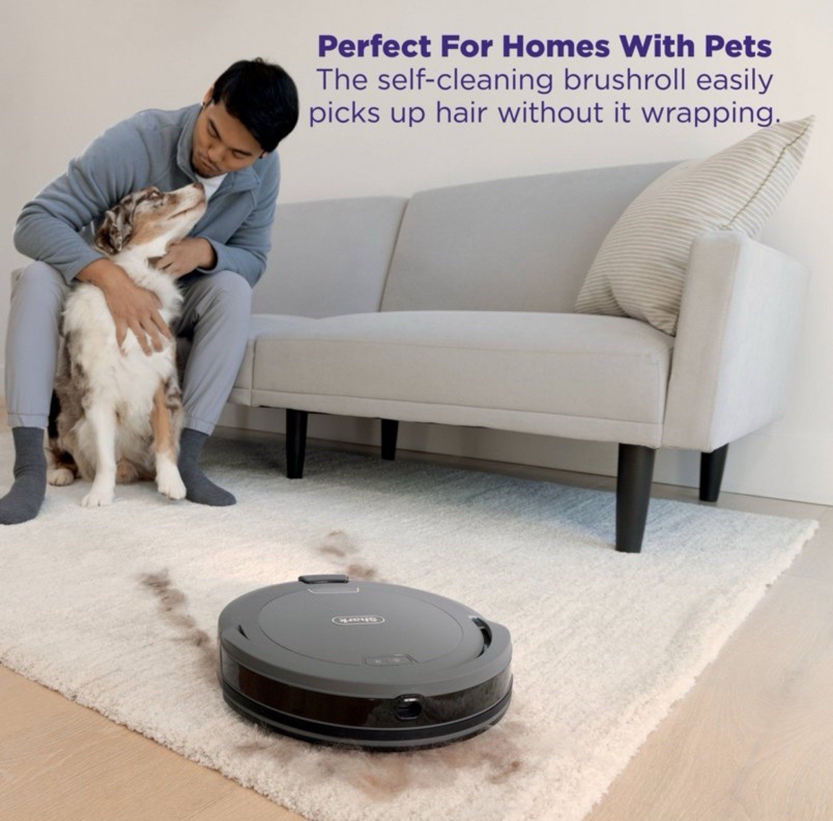 Shark Navigator Robot Vacuum with SmartPath Navigation and Self-Cleaning RV2110