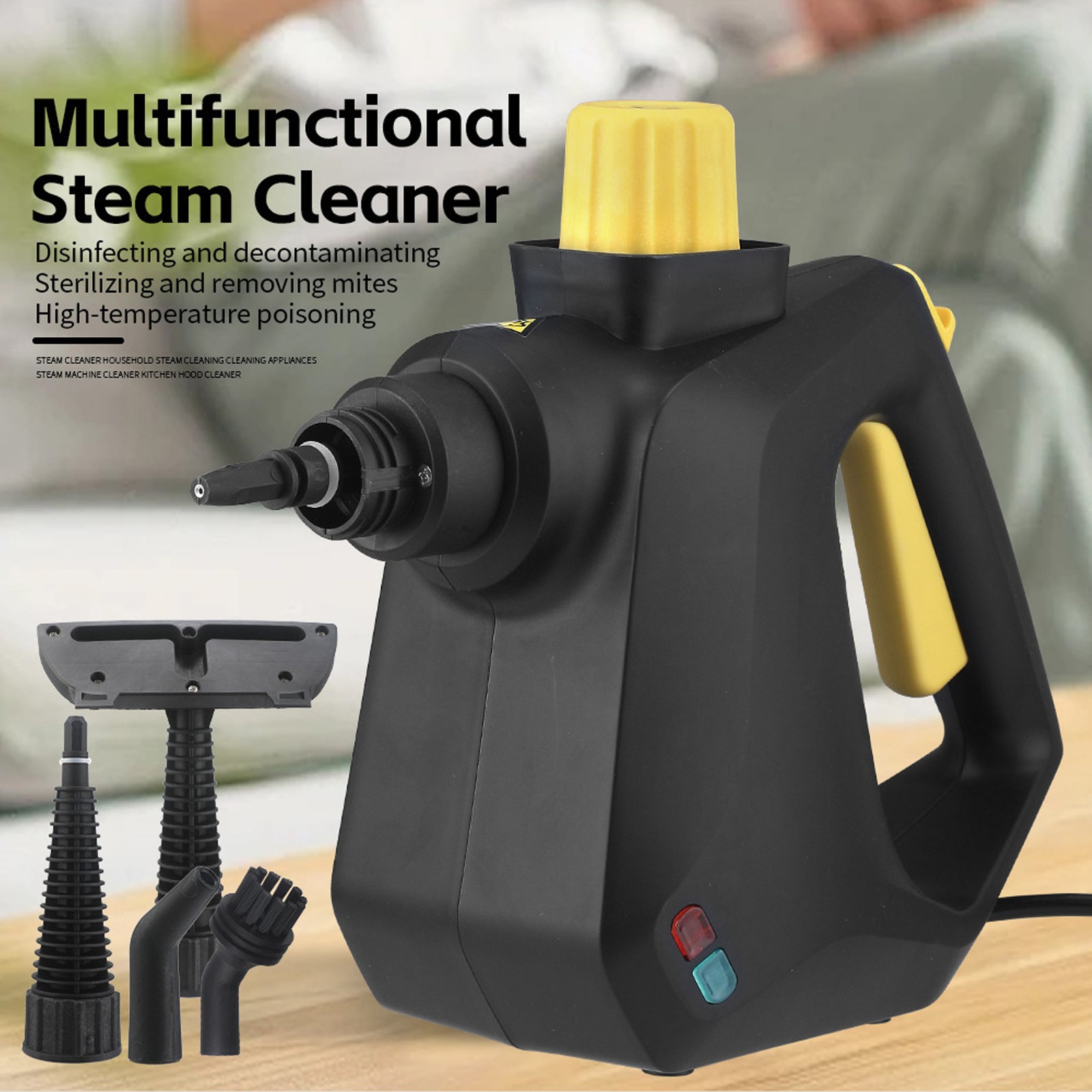 7-in-1 Handheld Steam Cleaner For Home 1000W 115℃ Temperature Quick YBWW