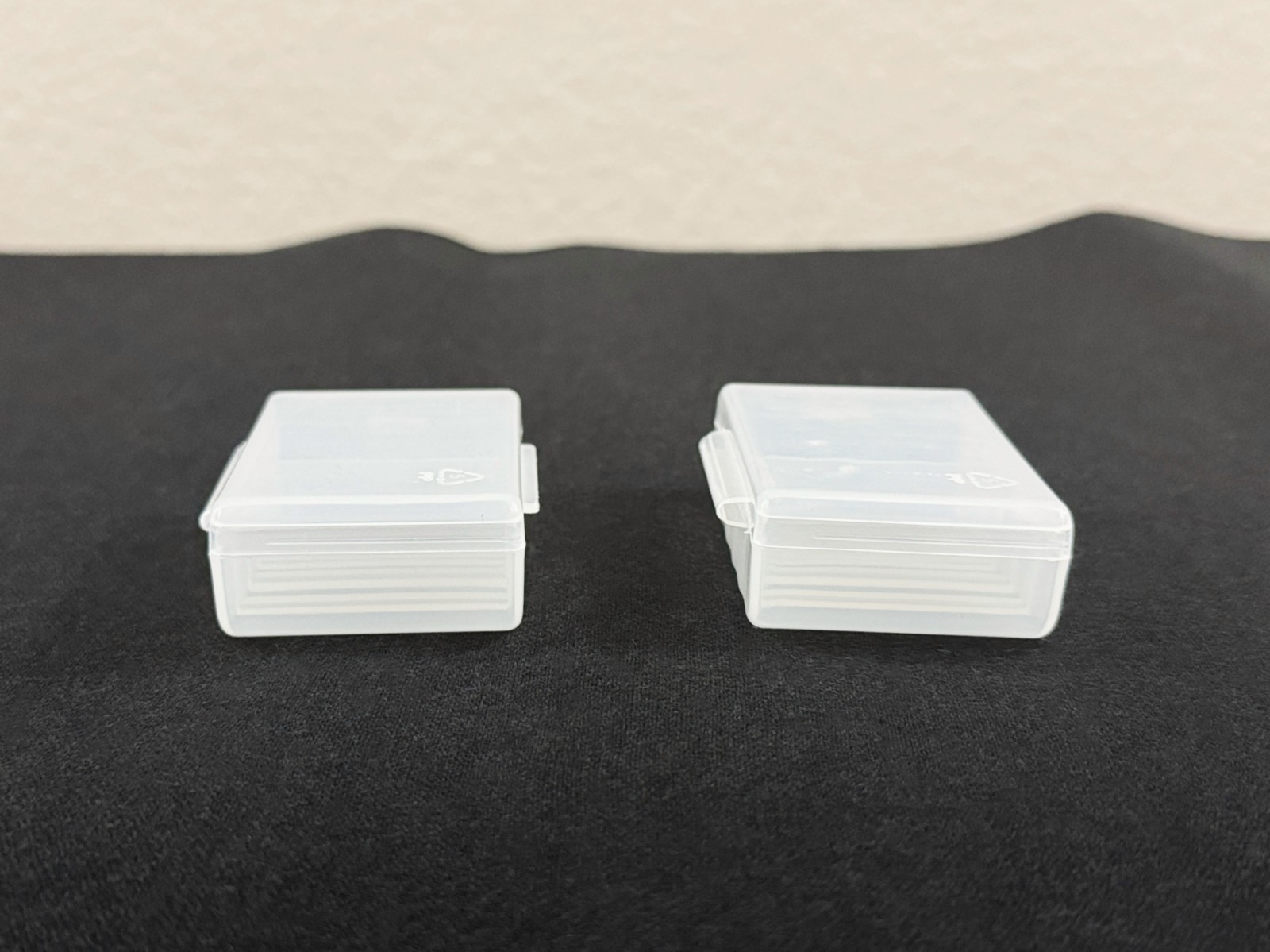 Triple AAA Battery Storage Box Case Holder in Clearview Color 12 Slot, 2QTY Set