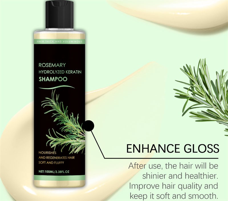 3 Pack Organic Rosemary Hair Growth Shampoo for Women and Men-Natural Thickening