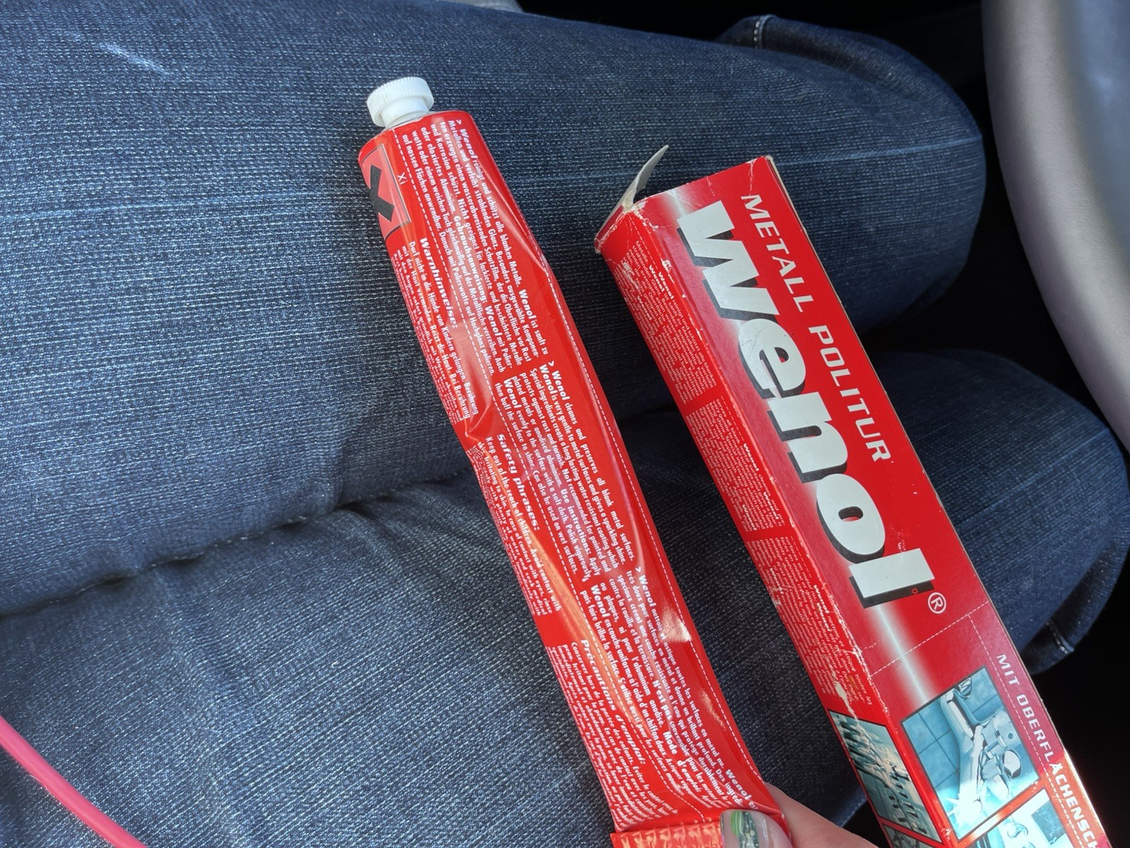 Wenol Metal Cleaner Polish with Surface Protection – 3.98 Fl. Oz. Tube [Red]