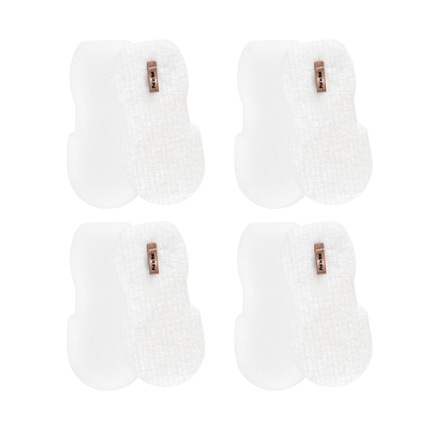 4 PACK Foam Filters for Shark QS3002HBK QS3002HEM QS3002HEG QS3002HBL QS3000QRD