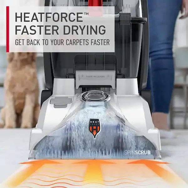 Turboscrub Upright Corded Carpet Cleaner Machine, Deep Clean Carpet Shampooer fo