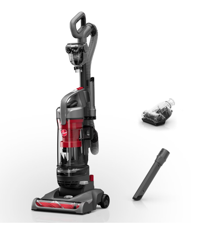 SALE Hoover Rewind Pet Bagless Upright Vacuum Cleaner UH77410V Gray Red, NO FEE