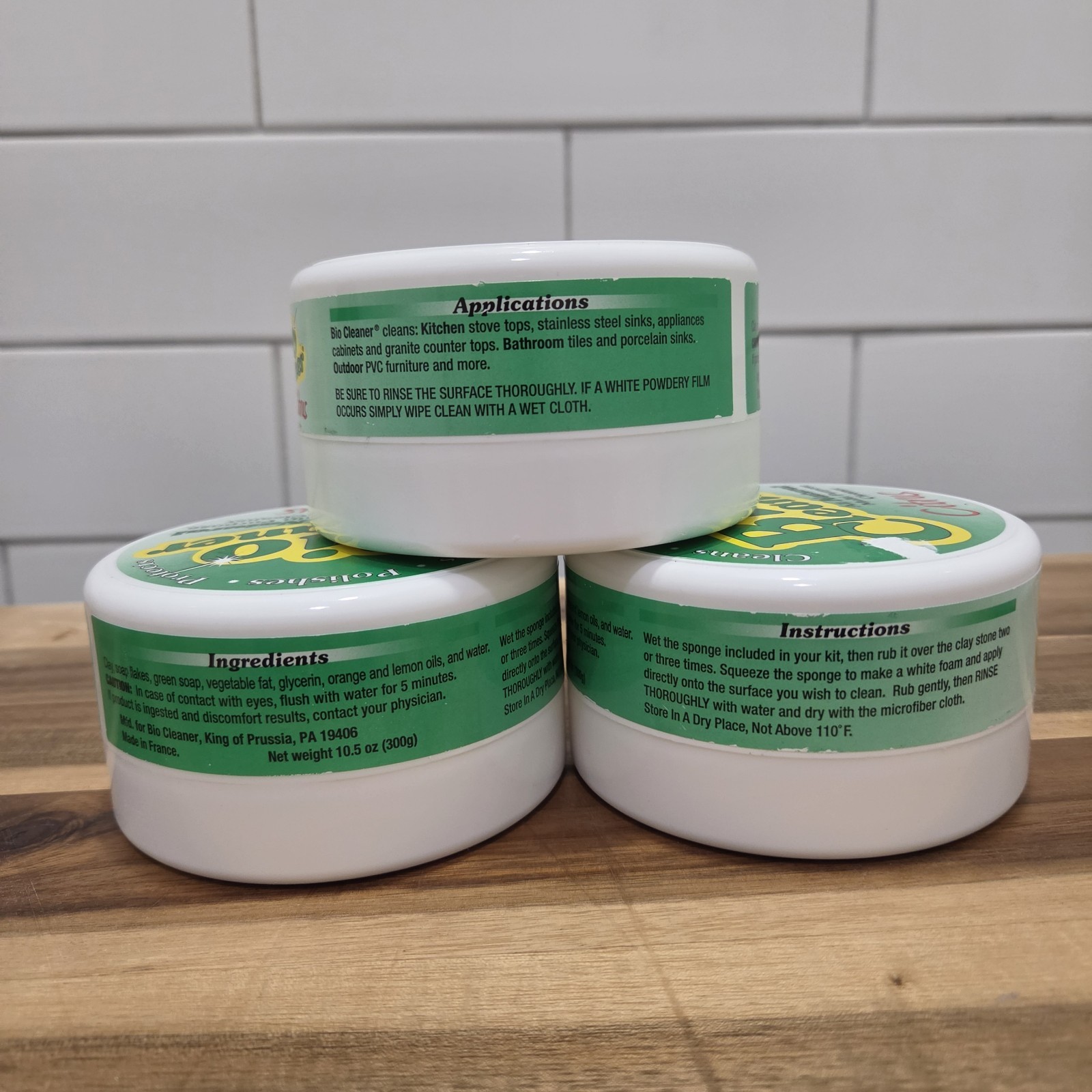(3) BioCleaner Citrus 10.5oz Plus Scrubber All Natural Multi Purpose Cleaner Lot