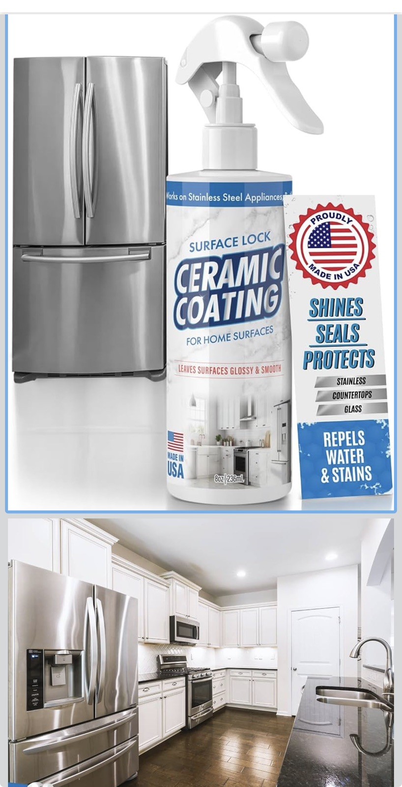 Berkland Surface Lock Ceramic Coating. Multi-Surface Home $28 value.