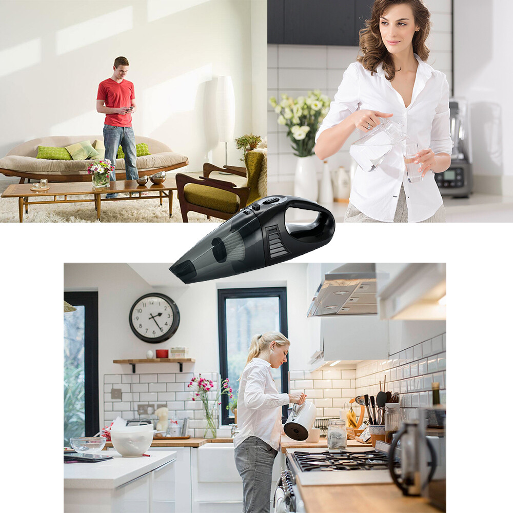 Handheld 6000PA Vacuum Cleaner Dust Buster Vacuum Cordless Charging for Car Home