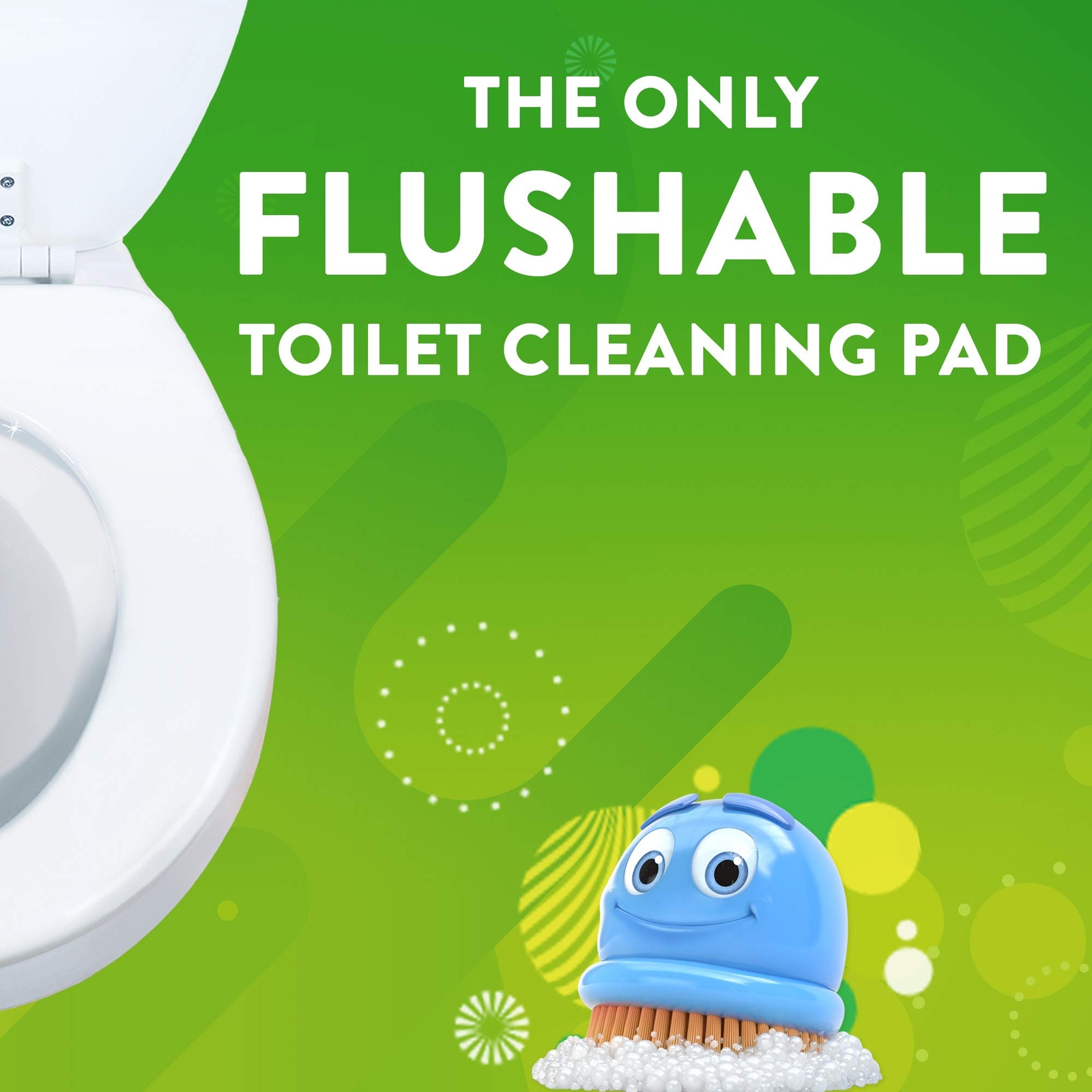 Scrubbing Bubbles Flushable Fresh Brush Toilet Refill Pads Pack of 2 40 Pads