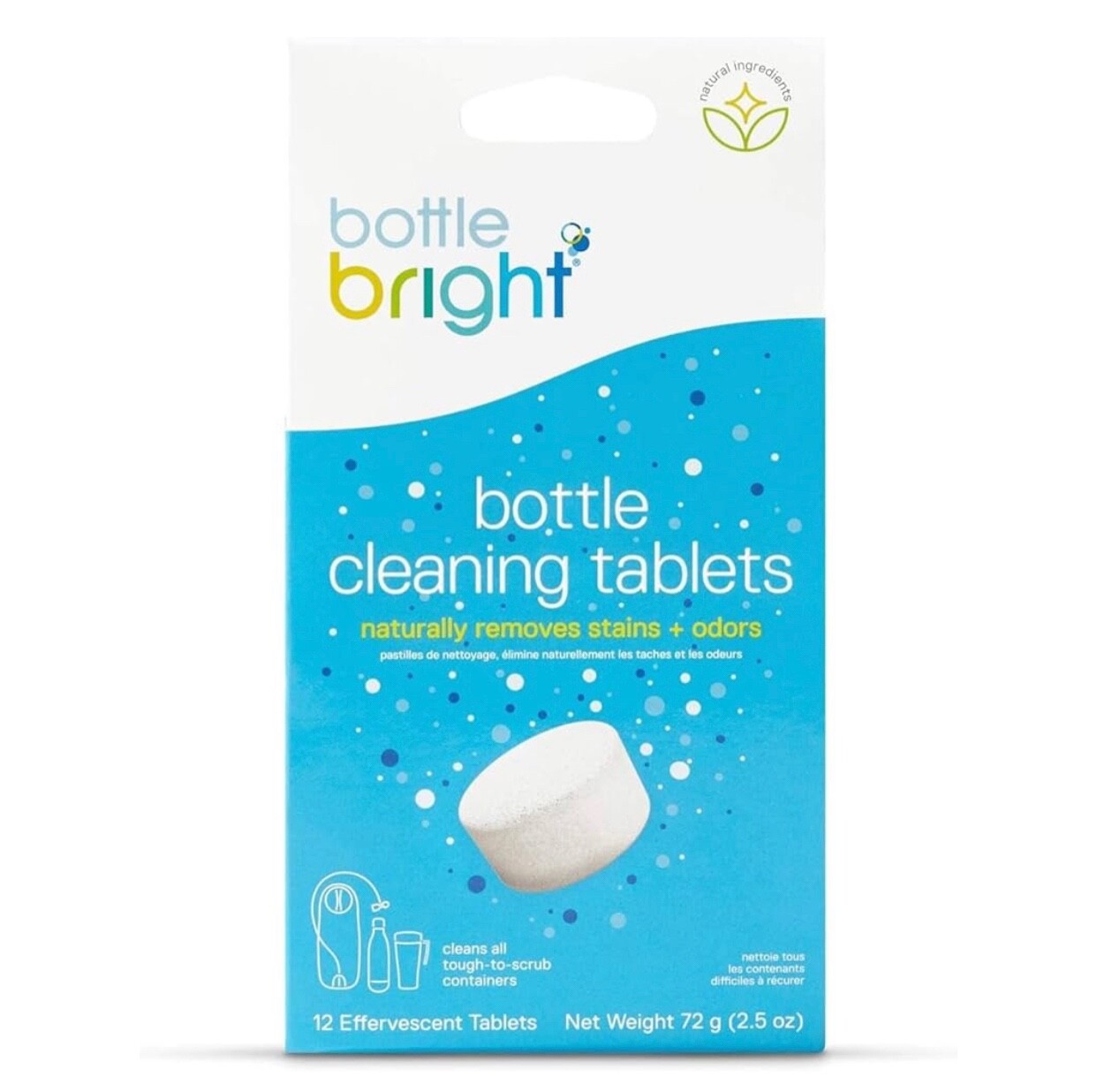 Bottle Bright – Clean Stainless Steel, Thermos, Tumbler, Insulated and Reusable