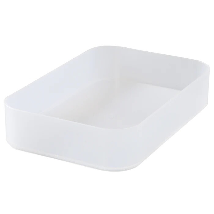 MUJI Polypropylene Makeup Box Quarter W15xD22xH4.5cm Stackable