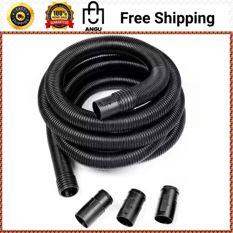 Vacuum Hose 2-1/2 in. x 20 ft. Dual-Flex Wet Dry Shop Vac Flexible Tug-a-long
