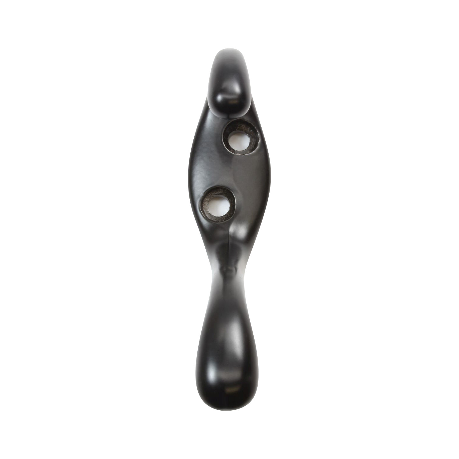 25 Pack Rok Heavy Duty Black Home Wall Closet Towel Coat Double Hook Hanger