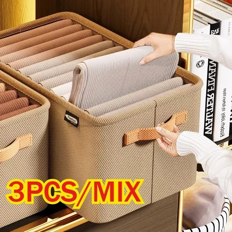 Thick Clothes Organizer Box Wardrobe Closet Drawer Divider for Jeans Sweaters