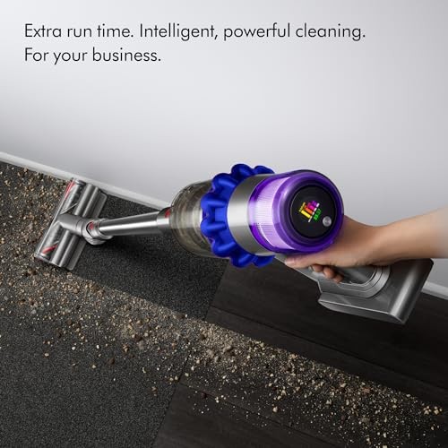 DYSON 448701-01 V15 DETECT PRO CORDLESS VACUUM CLEANER – BLUE/NICKEL