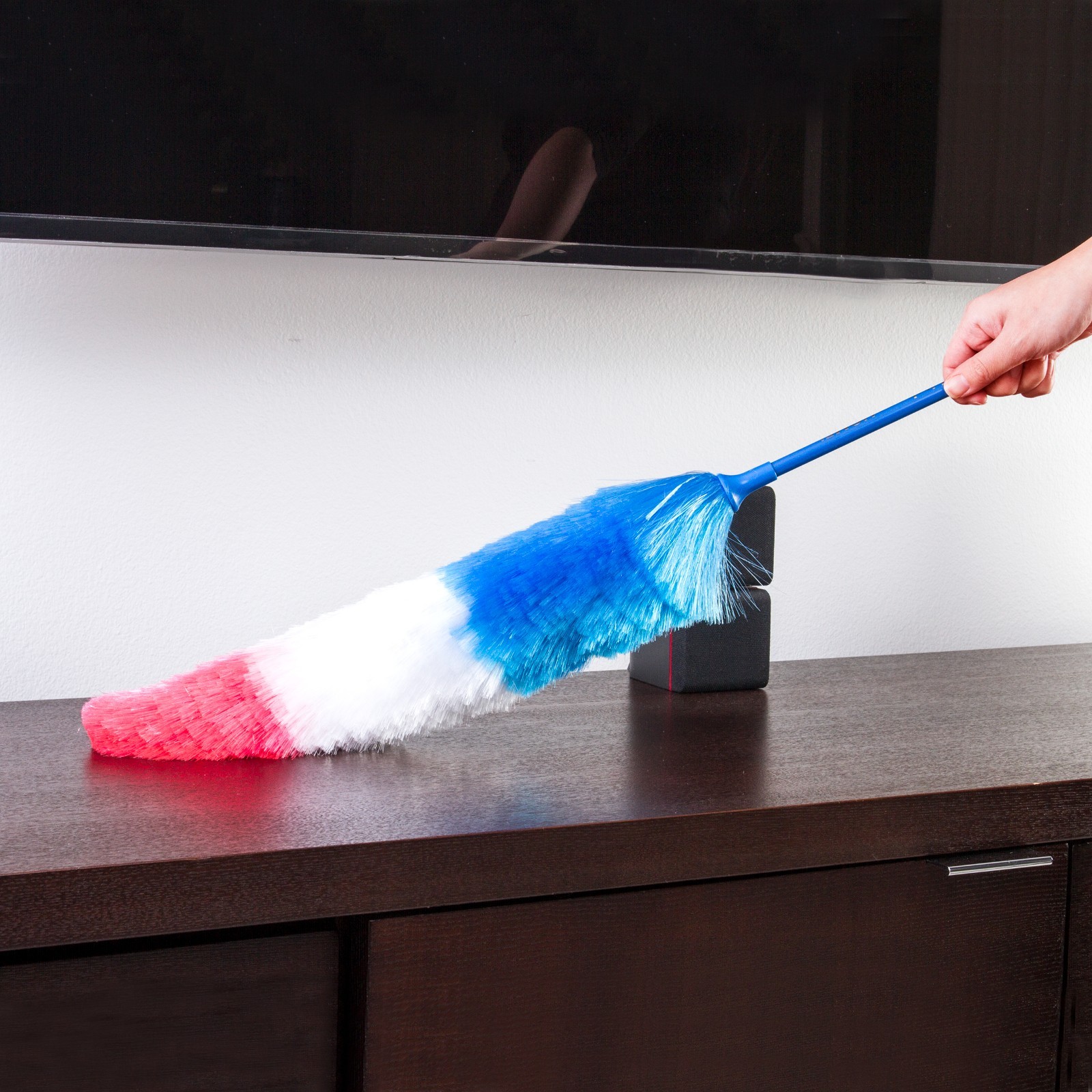 Kitchen + Home Large Static Duster – 27″ Washable Synthetic Feather Duster