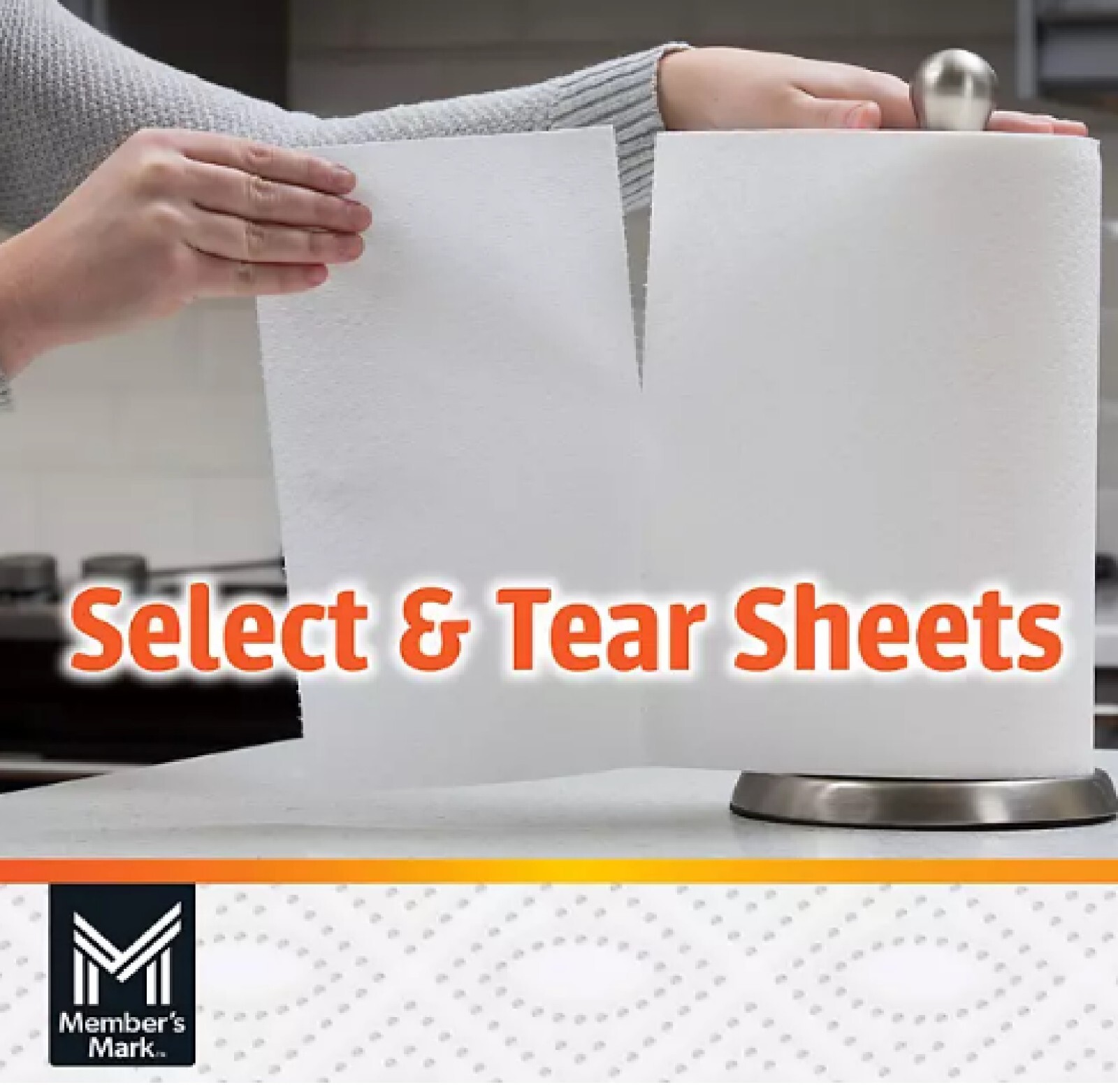 Member’s Mark Select & Tear 2-Ply Paper Towel 15 rolls, 150 sheets/roll