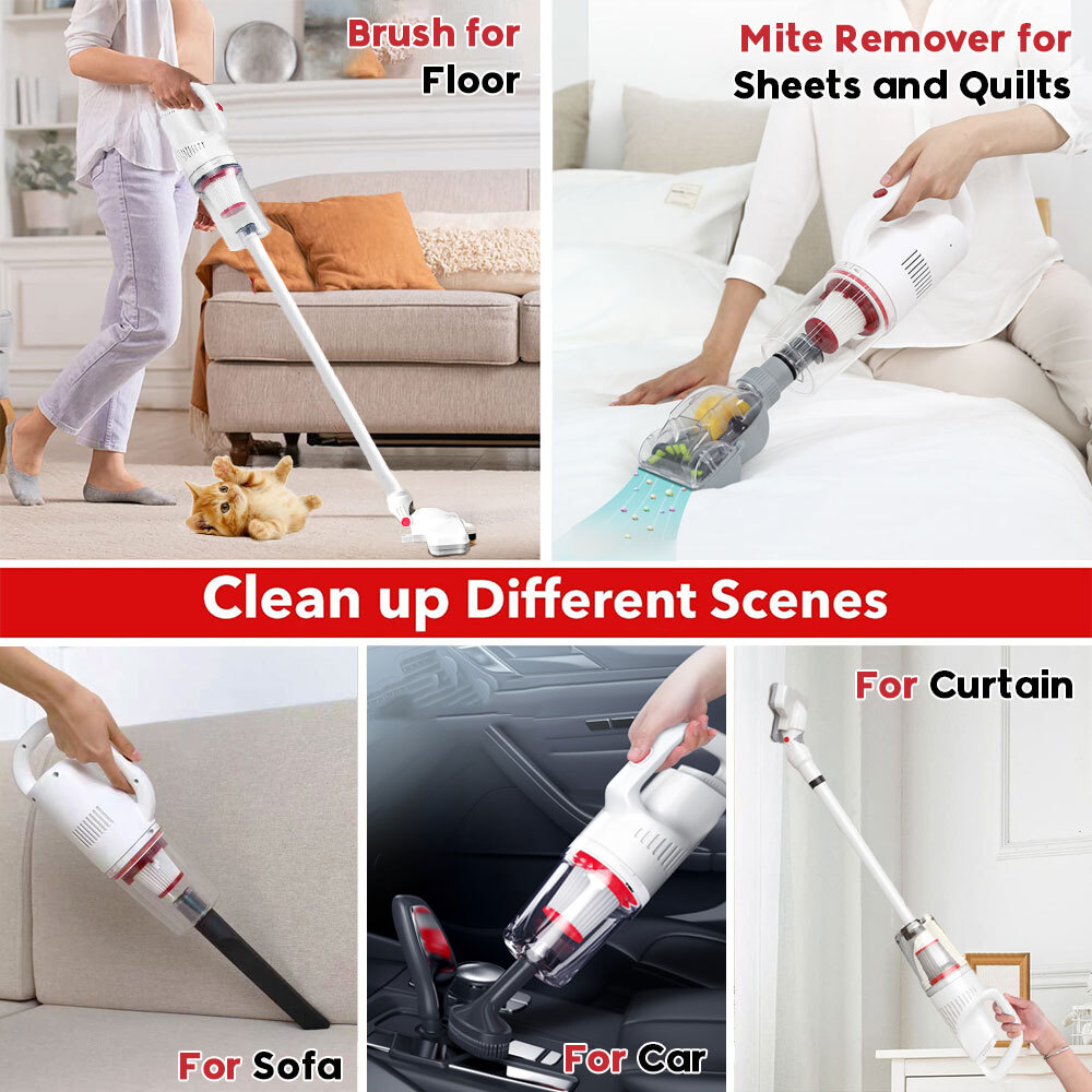 Stick-Vacuum Cleaner – Small-Handheld Vacuum – Lightweight Electric Brooms US-