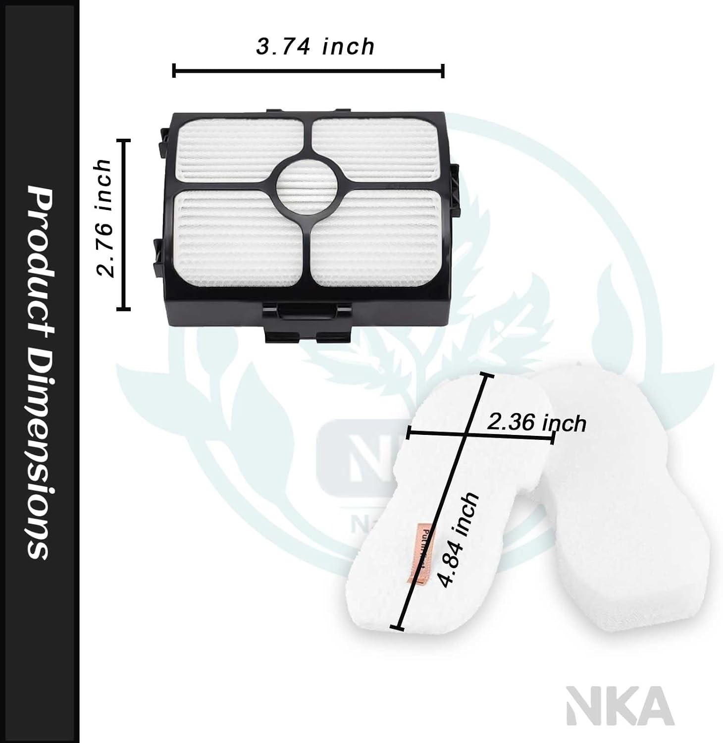 HZ3002 Vacuum Filters Replacement for Shark Stratos Ultralight Corded Stick