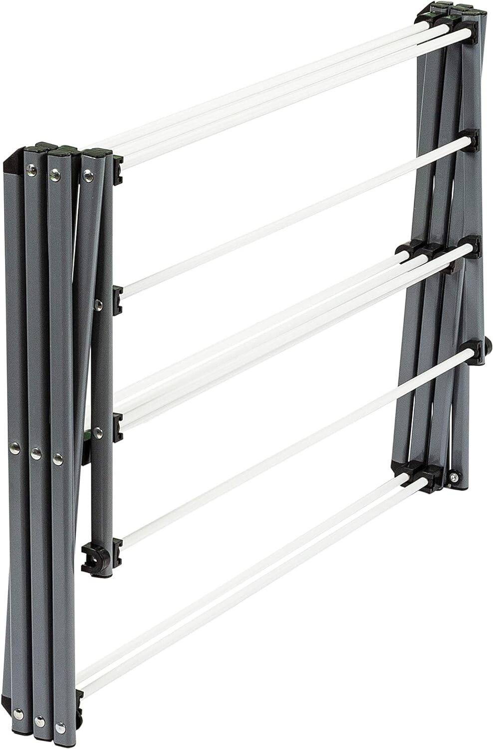 Collapsible Steel Clothes Drying Rack – 24 Linear Feet – 29″L x 14″W x 42″H