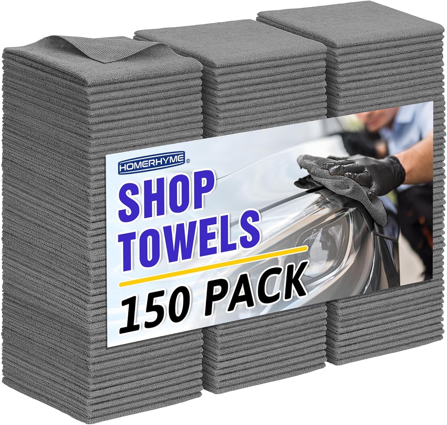 Microfiber Cleaning Cloth,100 Pack Cleaning Rags Microfiber Towel Bulk Absorbent