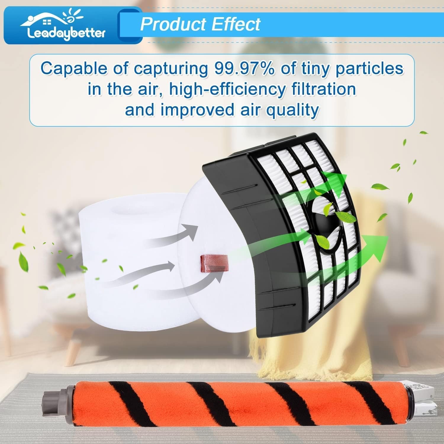 Filter Replacement for Shark APEX DuoClean Lift-Away AX950 AX951