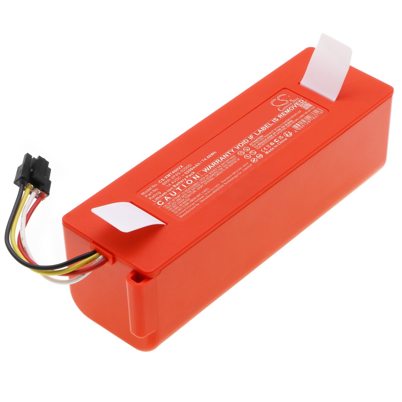 BATTERIE 5200mAh BRR-2P4S-5200D For Roborock G10 G10S Q Revo