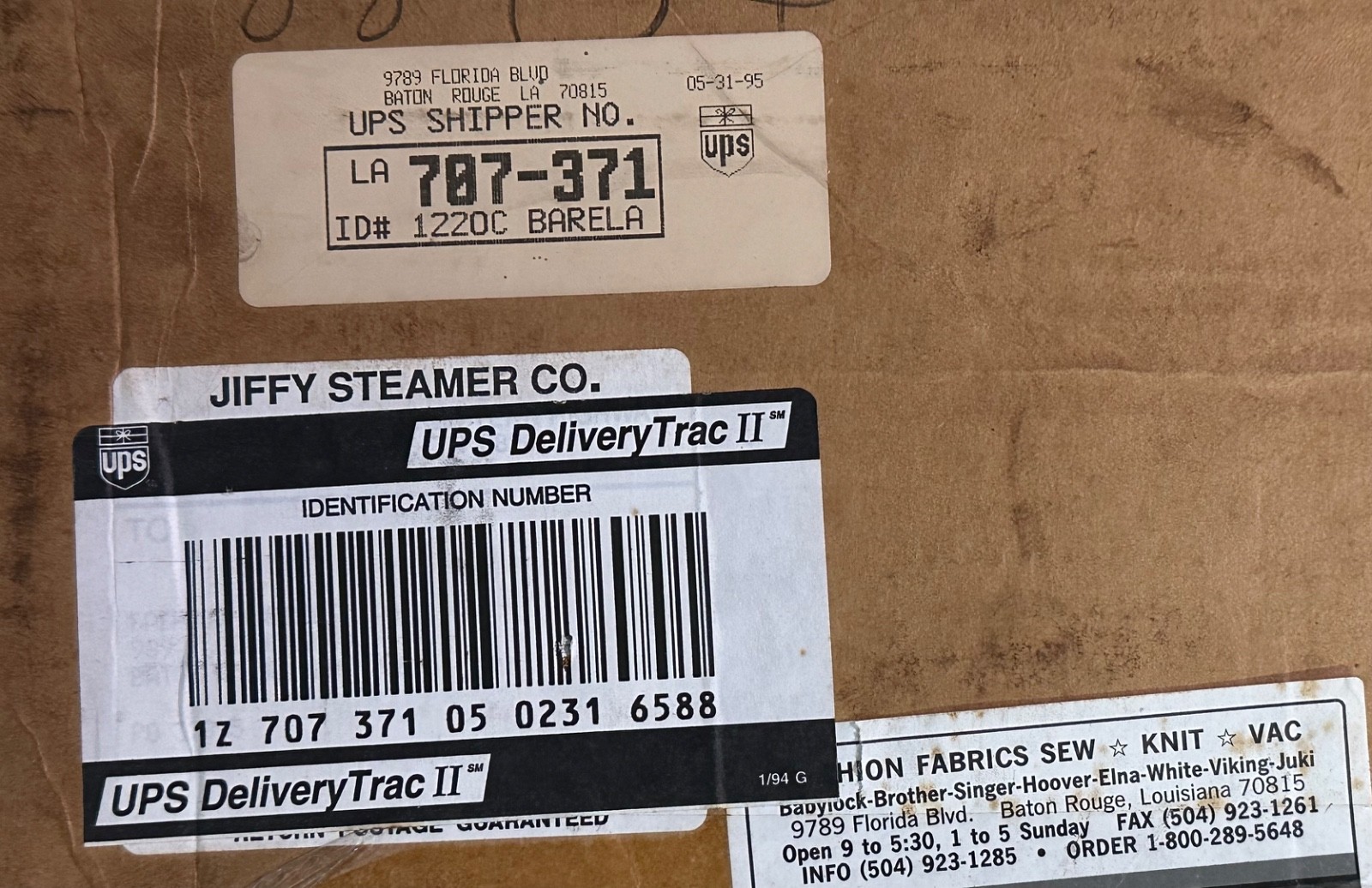 Jiffy J2 Steamer Original 1300W – NOS – NIB