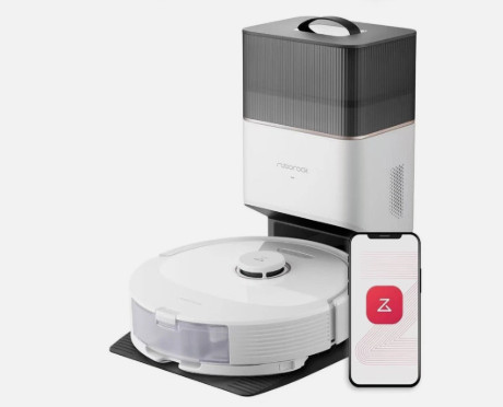 ROBOROCK Q8 MAX PLUS WIFI CONNECTED ROBOT VACUUM AND MOP SELF-EMPTY DOCK – WHITE