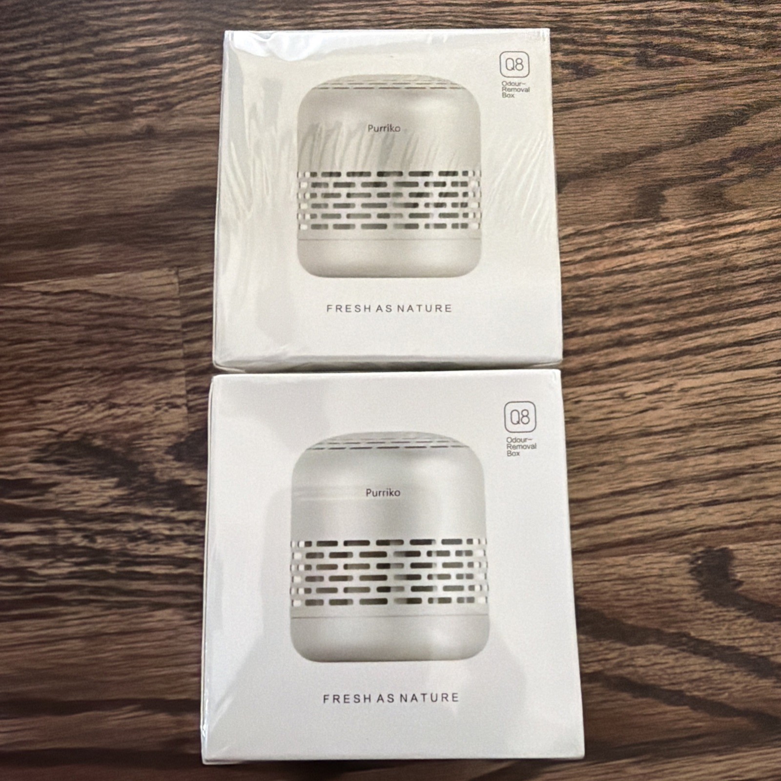 Set Of 2 Purriko Refrigerator Deodorizer Q8 Fresh As Nature New Sealed Free Ship