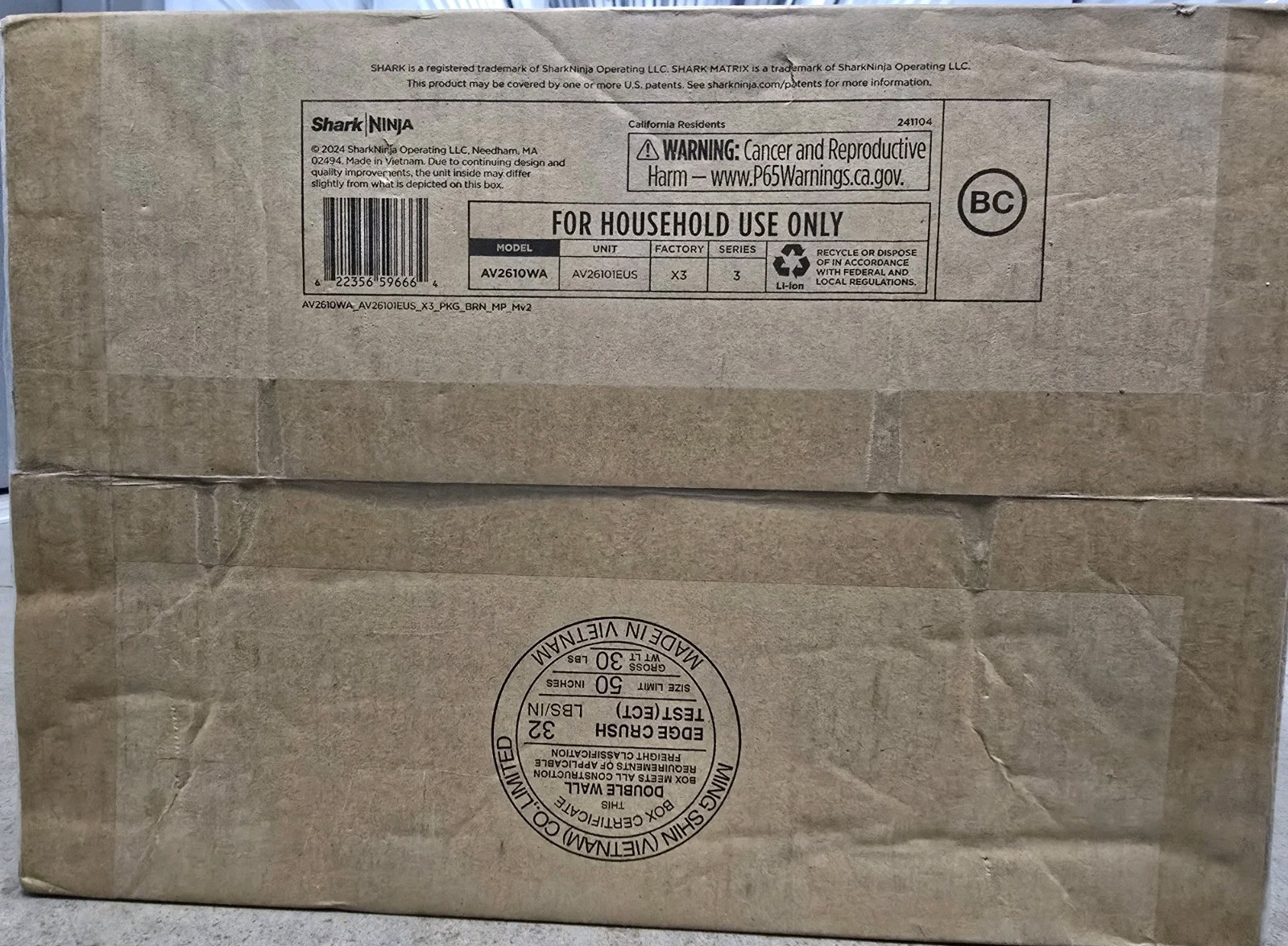 Shark Matrix Plus 2in1 Robot Vacuum and Mop – Black AV2610WA Brand New