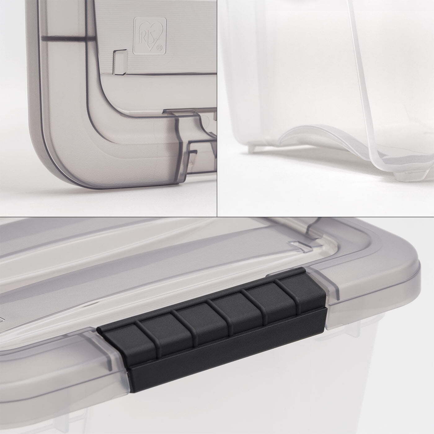 19 Qt. Plastic Storage Bin with Lid, Stackable Storage Containers, Tote