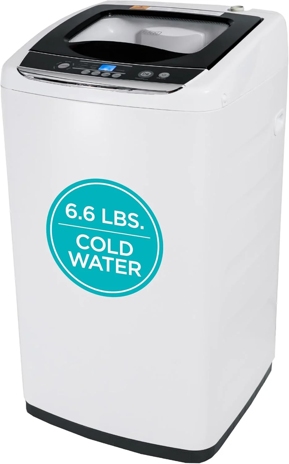 0.9 Cu. Ft. Portable Washer, 6.6 lb. Capacity Washing Machine for H