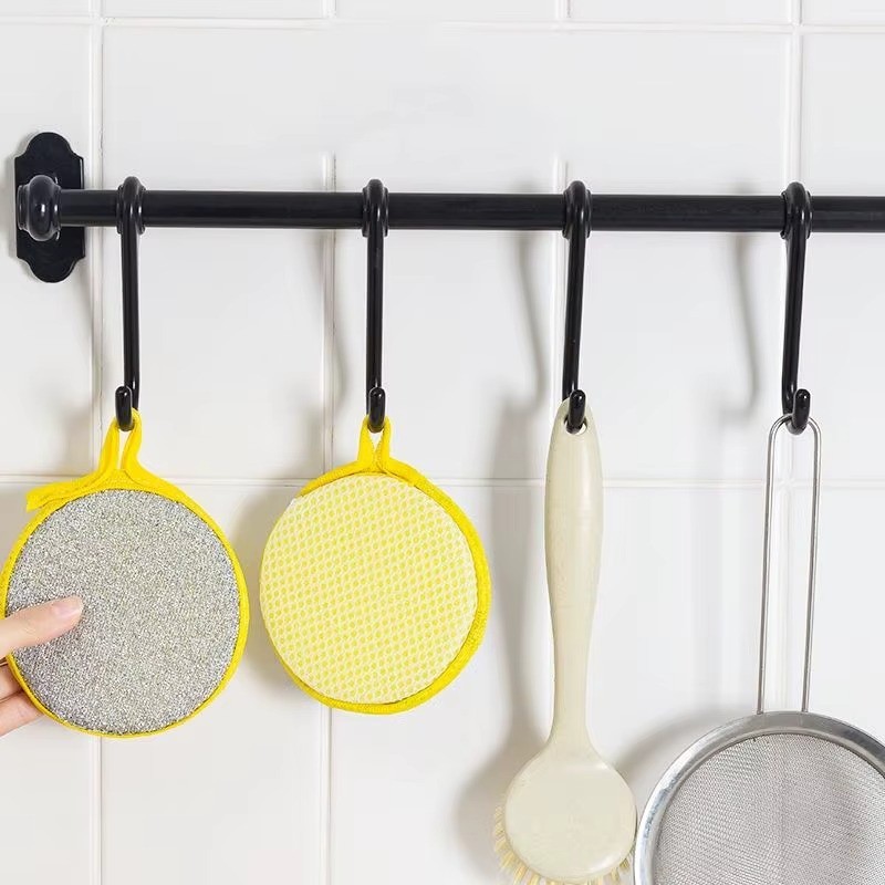 10Pcs Magic Scrub Sponge Double Sided Heavy Duty Dish Washing Kitchen Pad