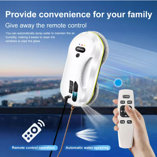 PuRuiKai Window Cleaning Robot Auto Spray Glass Cleaner