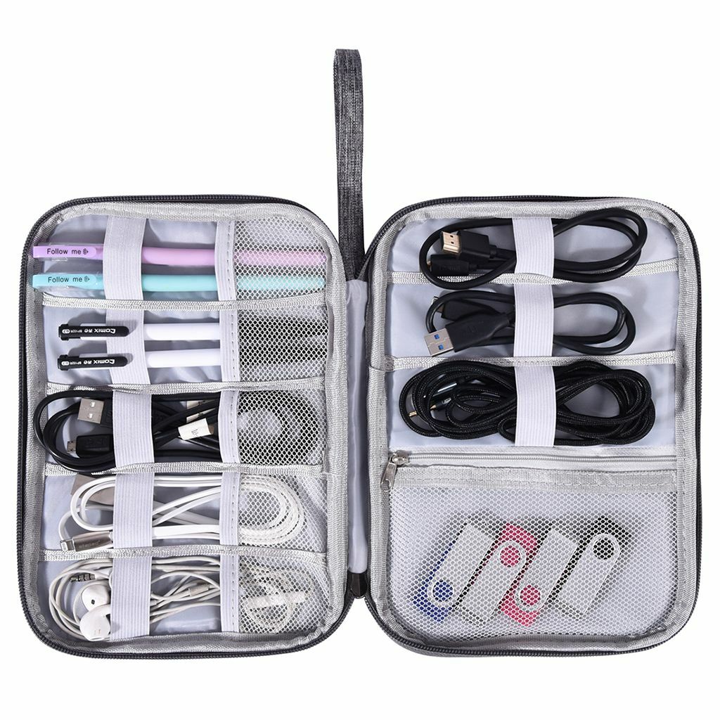 Electronic Accessories Cable Organizer Bag Travel USB Charger Storage Case Pouch