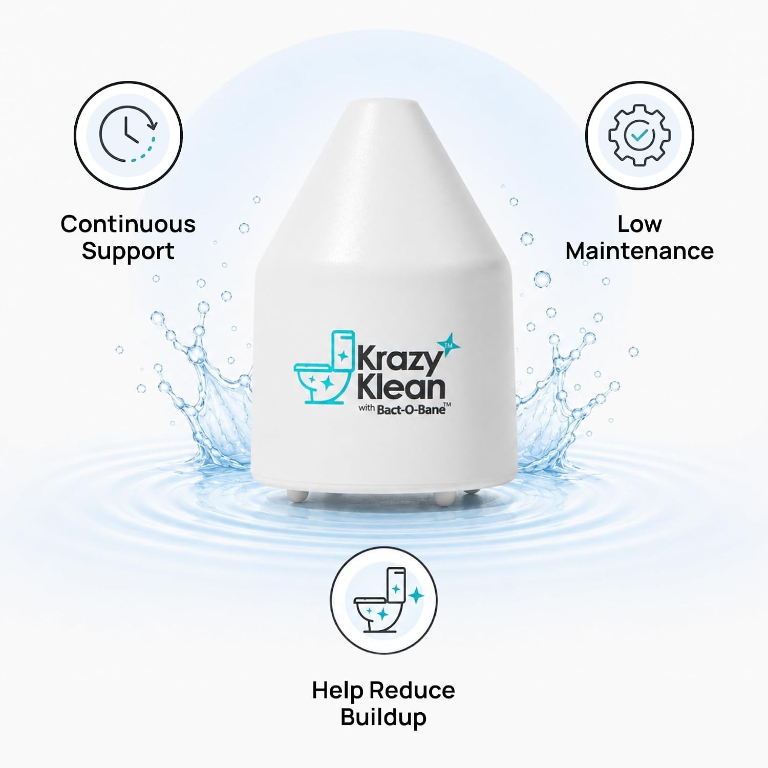 Krazy Klean Pro Toilet Cleaner Household Cleaning Solution | Pack of 1