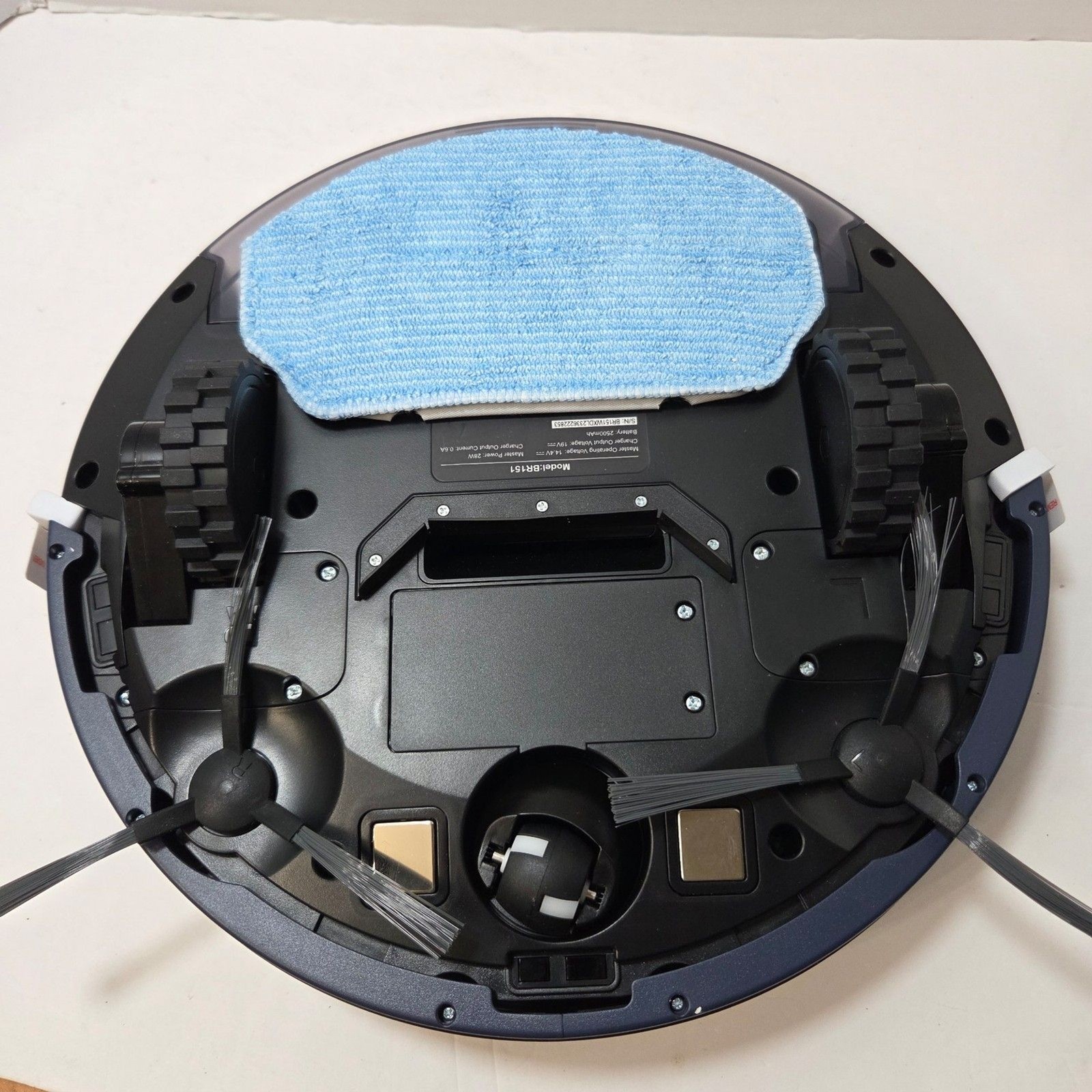NEW BR151 Robot Vacuum Mop Combo 2-in-1 WiFi APP/Alexa Control BLUE Pet Hair Exp