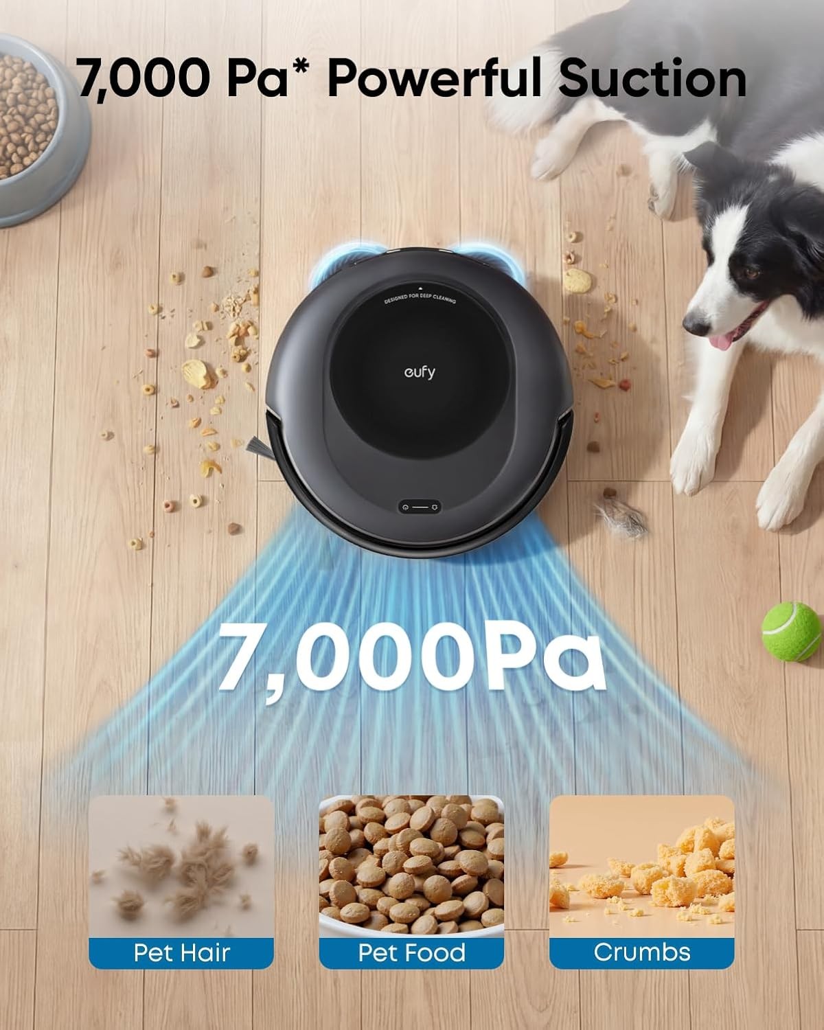 eufy Robot Vacuum Omni C20, Robot Vacuum and Mop ((Renewed Acceptable)