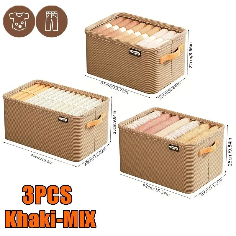 Thick Clothes Organizer Box Wardrobe Closet Drawer Divider for Jeans Sweaters