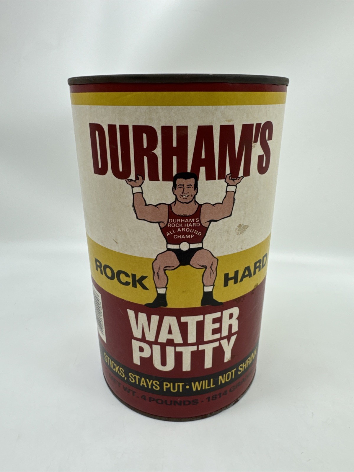 DURHAM’S # 169 4 lb ROCK HARD WATER PUTTY Fixes Cracks Holes & Plaster